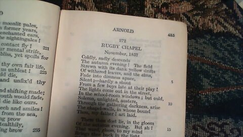 Rugby Chapel - M. Arnold