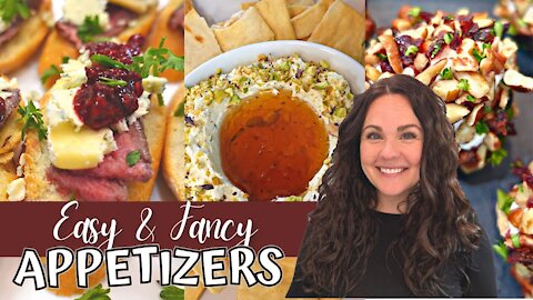 EASY HOLIDAY APPETIZER RECIPES | FANCY APPETIZERS | AMBER AT HOME