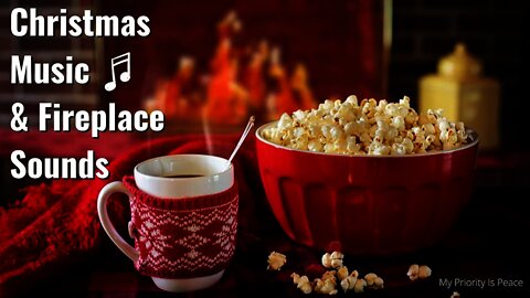 2021 Traditional Christmas Music w/ Crackling Fireplace Sounds | No Ads | Instrumentals | No Vocals