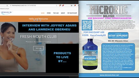 JEFFREY ADAMS AND LAWRENCE OBERHEU : FRESH MOUTH AND MICRONIC SILVER