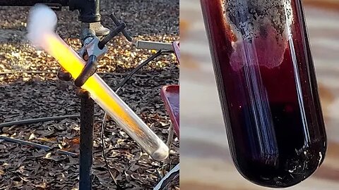 New Video: Sodium Telluride From The Elements #sodiummetal #chemistry #telluride #inorganicchemistry