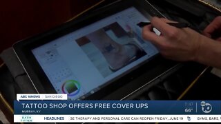 Tattoo shop offers free cover ups