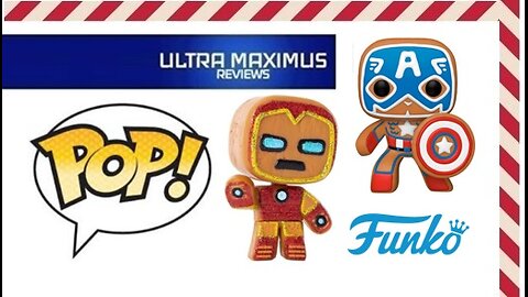 ❄️ Gingerbread Captain America & Iron Man | Funko Minis POP!