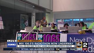 Mix 106.5's Radiothon for Johns Hopkins Children Center underway