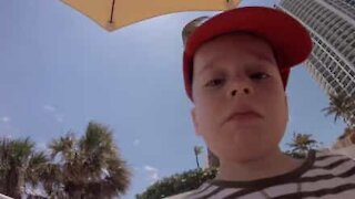 Little boy very frustrated with Gopro