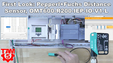 First Look: Pepperl+Fuchs OMT600-R200-IEP-IO-V1-L Distance Sensor