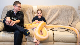 7-Year-Old’s Bestie Is A 15ft Python | BEAST BUDDIES