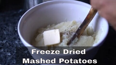 Freeze Dried Mashed Potatoes