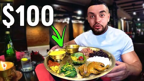 $1 vs $100 Buffet In Kathmandu, Nepal!🇳🇵