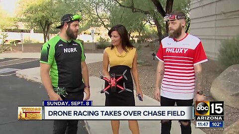 Drone racing takes over Chase Field this weekend!