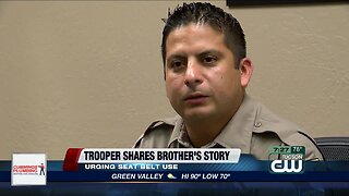 State trooper urges seat belt use while sharing his brother's story