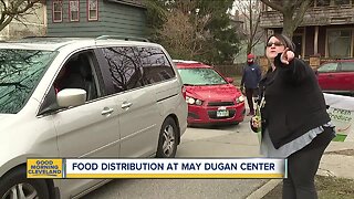 May Dugan hosting another drive thru food distribution