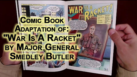 Comic Book Reading: Adaptation of "War Is A Racket" by Major General Smedley Butler [ASMR]