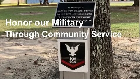 Honoring our Military by Doing a Community Service Project