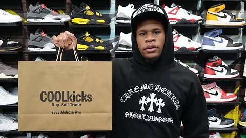 Devin Haney Goes Shopping For Sneakers At CoolKicks