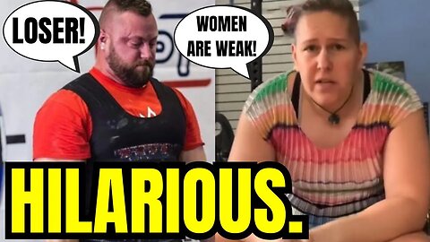 Male Powerlifting Coach HILARIOUSLY DESTROYS Transgender Anne Andres Bench Record In PROTEST!