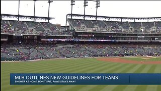 MLB outlines new guidelines for teams: shower at home, don't spit, no mascots
