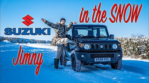 Suzuki Jimny in the Snow 2021. How to use Four Wheel Drive 2H 4H 4L & Hill Descent. SZ4 Allgrip Pro