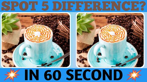 hot coffee you can find 5 difference