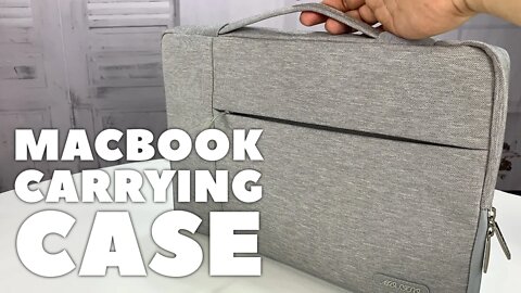 Sleek Macbook Pro Carrying Case with Handle by Mosiso Review