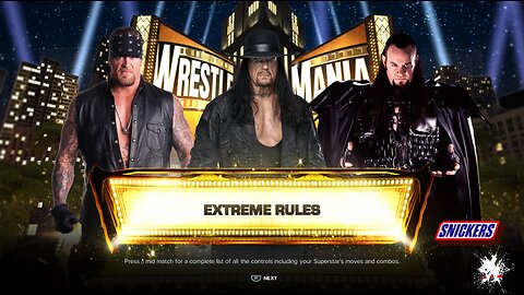 The Undertaker Vs The Undertaker 03 Vs The Undertaker 98 WWE WrestleMania Extreme Rules Match