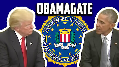OBAMAGATE was the President's answer