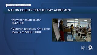 Martin County School Board ratifies tentative agreement regarding teacher pay raise