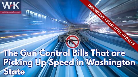 The Gun Control Bills That Are Picking Up Speed in Washington State.
