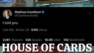 Real-life 'HOUSE OF CARDS' - US Rep. Madison Cawthorn warned America