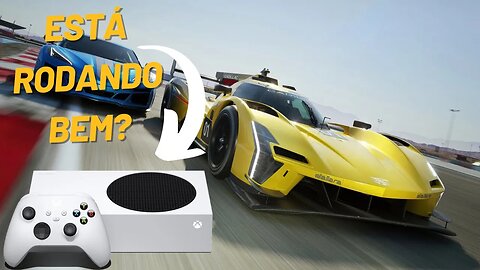 Como está Rodando o Forza Motorsport no Xbox series S em FULL HD 60 FPS modo Performance