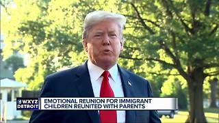 7 children reunited with parents in Michigan in Immigration Crisis