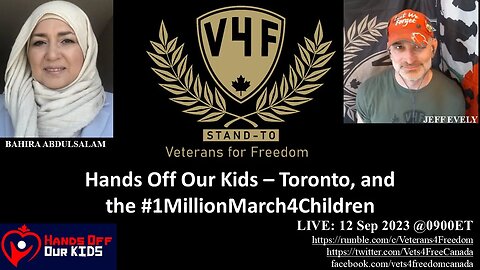 Bahira Abdulsalam PhD - Hands Off Our Kids (Toronto), and the #1MillionMarch4Children