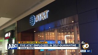Five AT&T employees in self-quarantine in South Bay