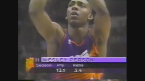 Wesley Person 17 Points 3 Ast @ Timberwolves, 1995-96.