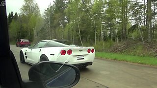 Corvette ZR1 vs HGP VW Golf VI R 3.6 Bi-Turbo x 2 races