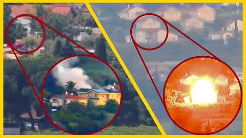 Hezbollah Blows Up Two Houses Full of jEEWs in Metulla