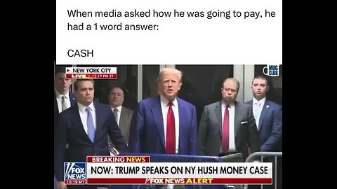 Trumps Answer Regarding Bond Payment