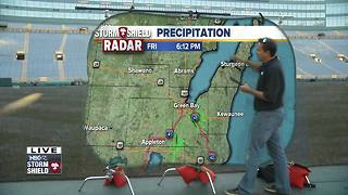 Cameron's Weather Roadshow at Lambeau Field for Packers vs. Bengals