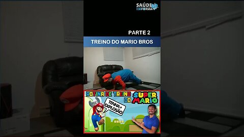 Rotina de Treino do SUPER MARIO na VIDA REAL🍄P2 #Treino do #supermario #MARIOBROS #pliometria