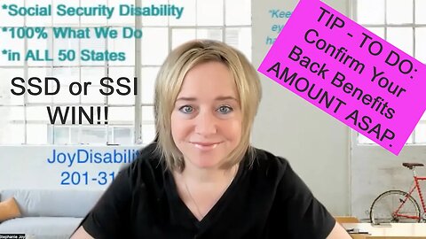 You Won? Check your Social Security Disability or SSI BACK BENEFITs Amount Received NOW!