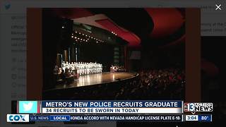 34 new police officers in Las Vegas