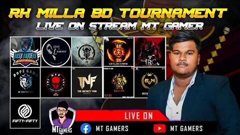 RH MILLA'S BD TOURNAMENT 🎂| ගැම්මට සෙට් වෙන්න |MT Gamers Live Sinhala