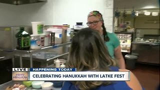 Learning about Hanukkah through latkes