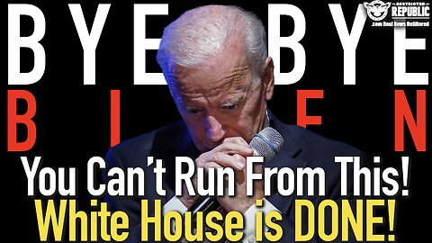 Bye Bye Biden! You Can’t Run From This! White House is DONE!