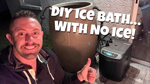 Super Simple Cold Plunge DIY - NO ICE REQUIRED!