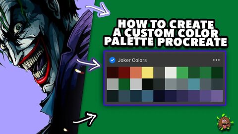 How To Create A Custom Color Palette Procreate