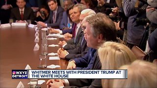 Gov.-elect Gretchen Whitmer meets with President Trump at the White House