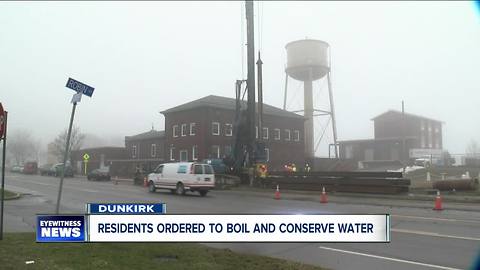 Dunkirk under a boil water advisory