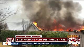 Fire destroys Bixby woman's home