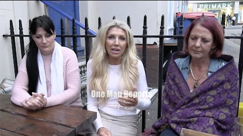 Kate Shemirani, Fiona Rose Diamond and Anna de Buisseret give update in Brighton